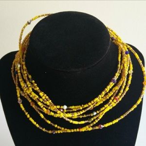 Yellow Handmade Waist Beads